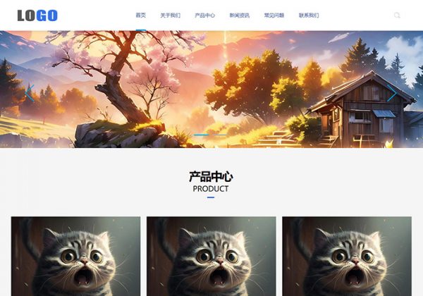 大气响应式产品展示企业公司网站源码模板自适应网络科技企业建站源码企业官网通用型网站自适应手机-魅力源码