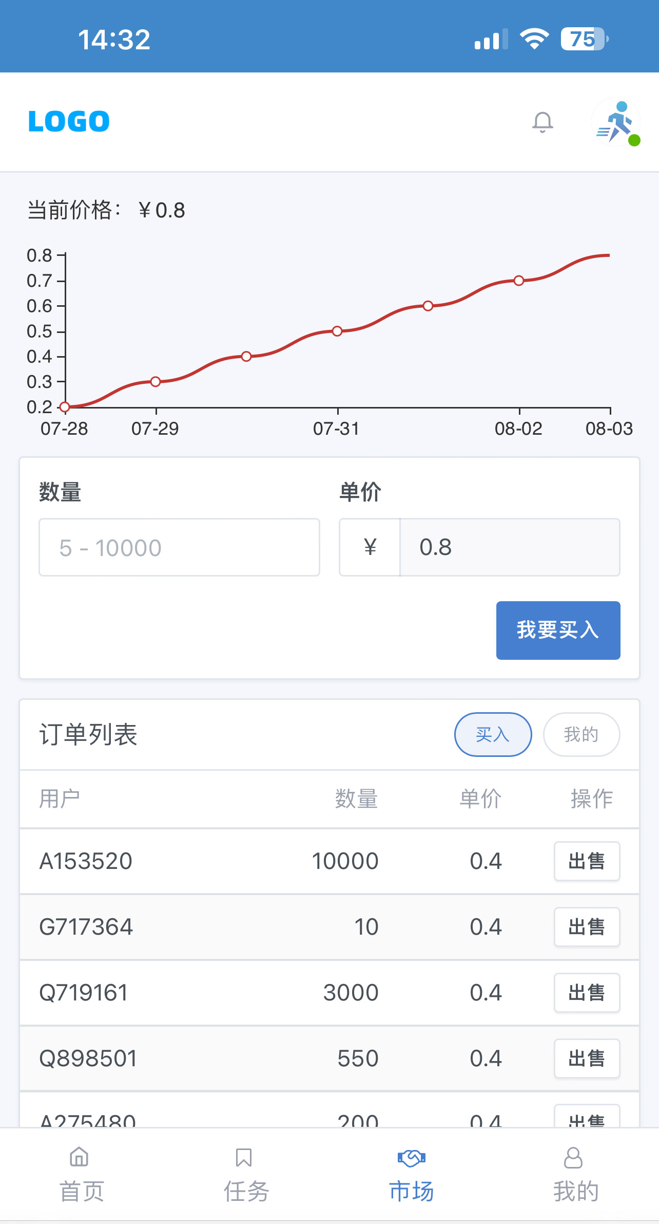 图片[4]-【运营版】仿趣步早起打卡区块链系统/闪步乐步区块链/趣步模式/跑步签到赚区块链/商城/任务