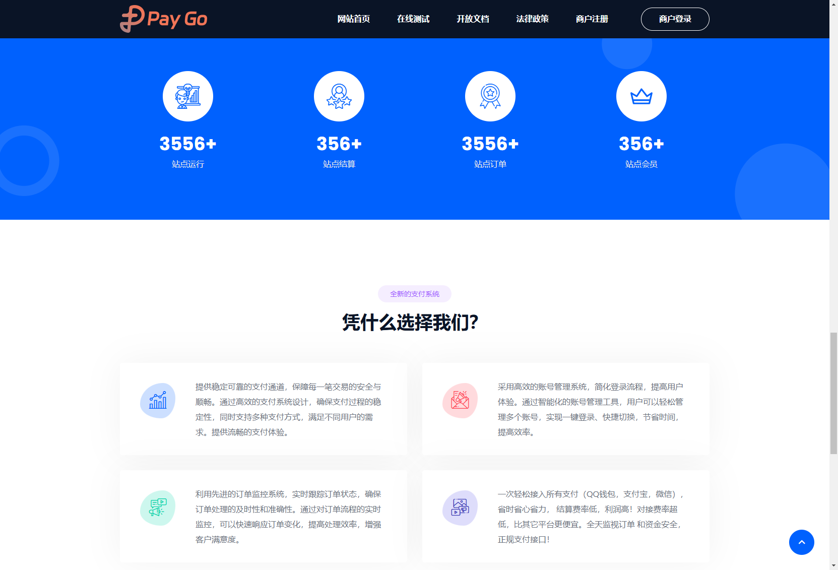 图片[4]-2025新款彩虹易支付首页模板 非易支付系统 易支付首页模板 美观首页模板易支付 彩虹易支付首页模板