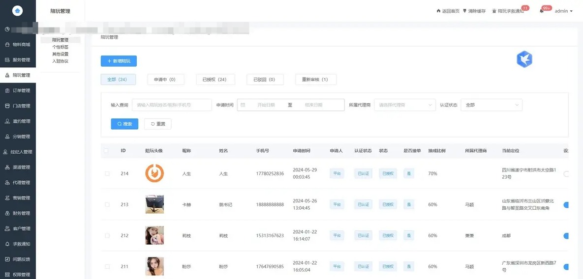图片[9]-游玩搭子陪/玩系统上门源码小程序+H5功能超多陪吃饭带社群圈子陪/玩点单服务预约约玩助教系统